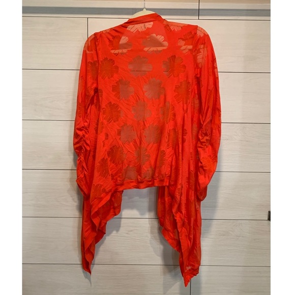 Red Floral Cardigan - Picture 2 of 2